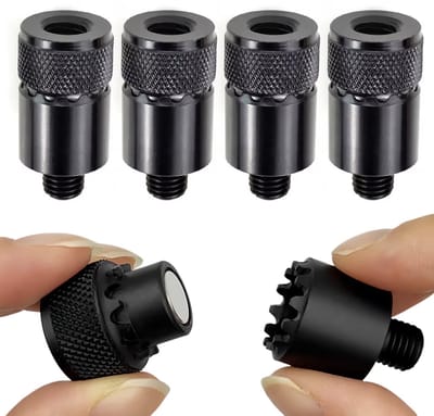 4-delige Metalen Hengelpod-Connector Quick Release-Adapter, Verwijderbare Adapter van Metaal voor Beetverklikkers