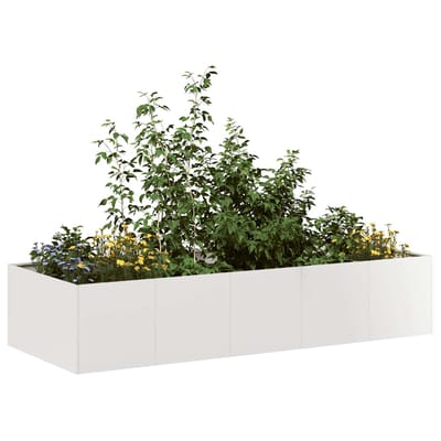 vidaXL - Plantenbak - 200x80x40 - cm - roestvrij - staal