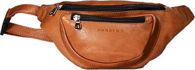 HAROLD'S Leren Gordeltas Schoudertas Country Hipbag Cognac Lichtbruin