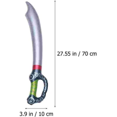 NOUVEAU ENFANTS 1 pièce Épée Gonflable Jouet Couteau de Pirate Épée Accessoires de Scène Jouet Cosplay pour Enfants Halloween Anniversaire Cadeaux