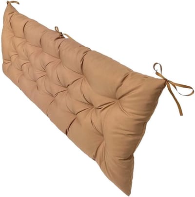 Tuinbankkussen - Zitkussen Bank - Buiten Ontspannen - 8-10 cm Dik - 120x50 cm - Kaki