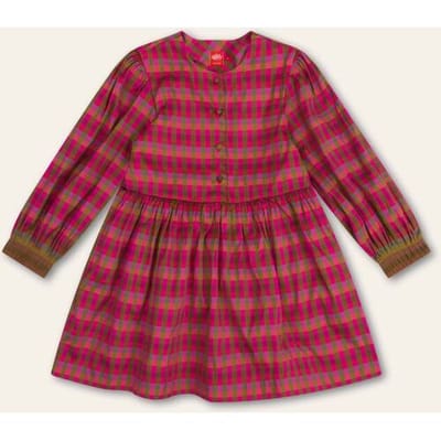 Oilily Duchess Jurk- maat140/10yr Groen Moss