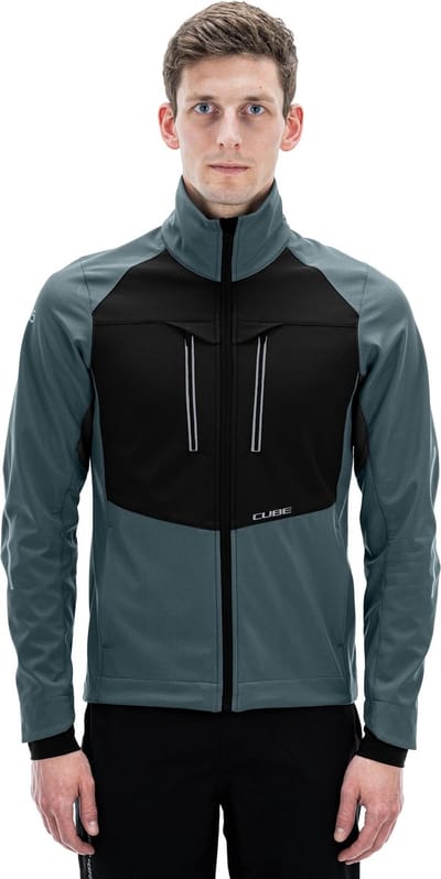 CUBE BLACKLINE SOFTSHELL JACKET 365 BLK/GREY S
