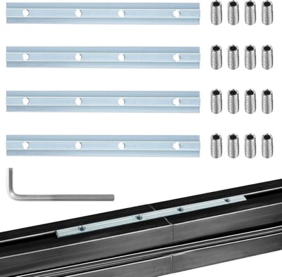 Aluminium Profiel Connectoren - Profiel Verbindingen - Frame Constructie - Verzinkt Koolstofstaal - 40x40 Profiel - Zilver