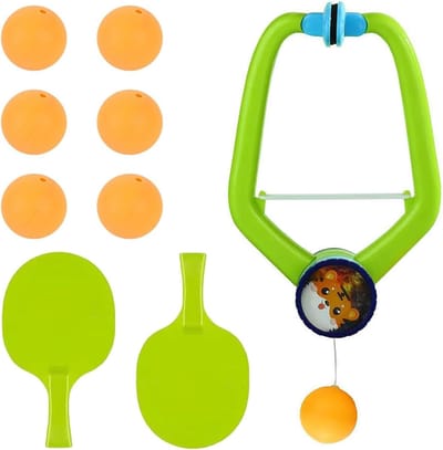 Trainingsset voor Tafeltennis - Verstelbare Indoor Suspension voor Effectieve Oefeningen, Inclusief Accessoires en Spelmaterialen voor Tafeltennis