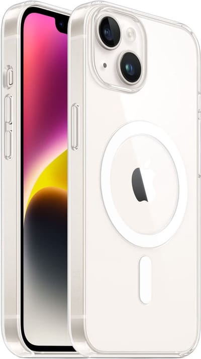 Casify Doorzichtig Hoesje geschikt voor MagSafe iPhone 13/14 Hoesje - Transparant