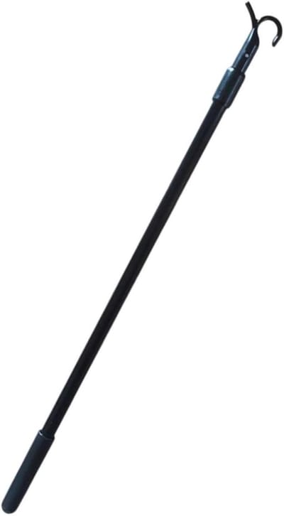 Telescoopvensteropener - Uitschuifstok - Dakvensters Openen - Verstelbaar 30-60cm - Lichtgewicht Aluminium - Zwart