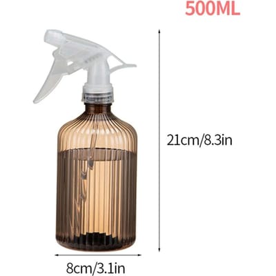Bouteille de pulvérisation de 500ML, pulvérisateur de fleurs et de plantes, Pot d'arrosage, bouteille d'irrigation pour jardin, fournitures d'arrosage d'intérieur marron