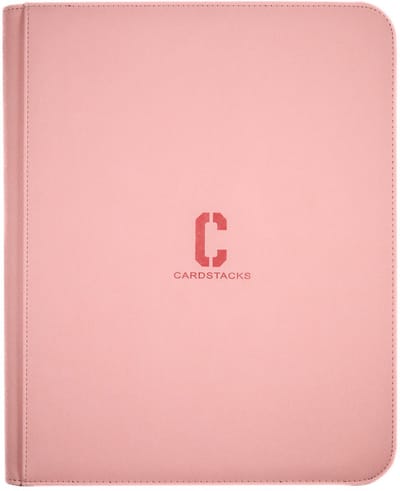 Toploader Zip Binder 9 Pocket - Roze