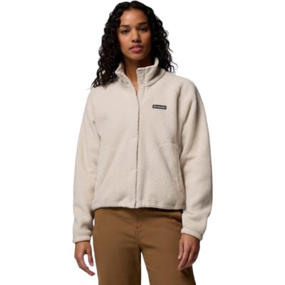 Columbia Jasper Ridge™ Pebbled Snap Fleece Met Volledige Rits Wit S Vrouw