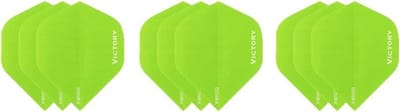 3 sets (9 stuks) Super Sterke Groene Poly XS100 - flights - dartflights