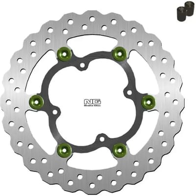 Vlotterende motorremschijfset en steuntje NG Brake Disc Wave 1324XK20
