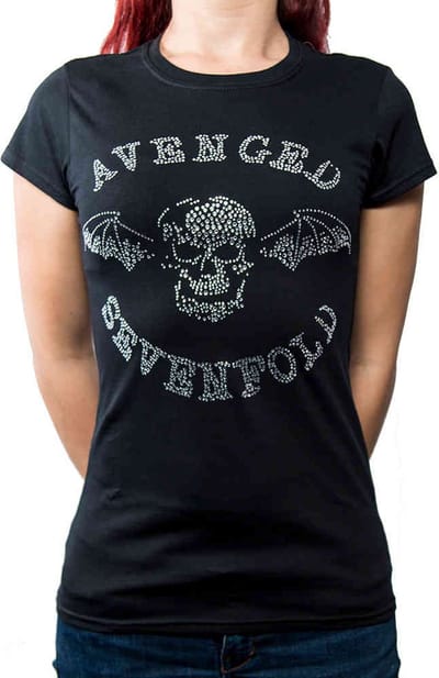 Avenged Sevenfold - Death Bat Dames T-shirt - S - Zwart