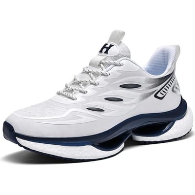 Professionele Hardloopschoenen voor Heren Lichtgewicht Ademend Mesh Zachte Sneakers Dames Outdoor Sporten Tennis Wandelschoenen Dames 39 white