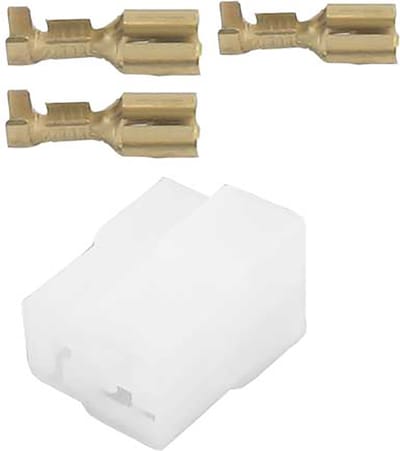 3 polig male connector set