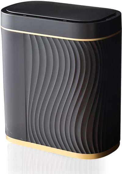 Automatische Afvalemmer - Sensor Prullenbak - Hygiënisch Afval Beheren - Contactloze Sensor - 8 Liter - Zwart