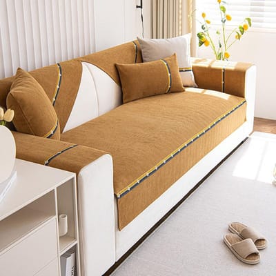 Vier Jaargetijden Universele Bankhoezen Chenille Bankhoes Voor Woonkamer Antislip Kussen Tapijten Bank Rugleuning Armleuning Handdoek 70x70cm 1pcs