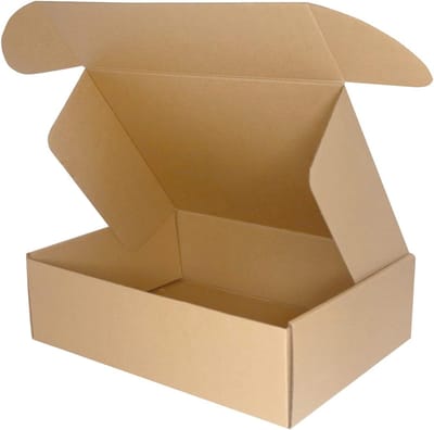 Kleine Verzenddozen 360x260x103mm voor Post, Opslag en Cadeauverpakking - 10 Stuks Bruin Karton