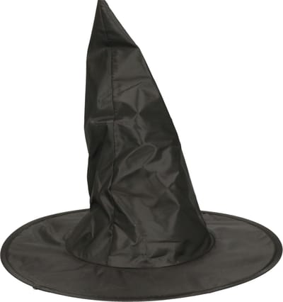 Verkleed heksenhoed - zwart - voor volwassenen - Halloween hoofddeksels