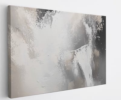 Saammp Canvas Schilderij - Neutraal - Abstract - 60x40 - Foto op canvas - Wanddecoratie - Muurdecoratie Woonkamer - Slaapkamer decoratie - Canvas Print