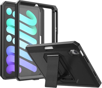 Just in Case hoes geschikt voor iPad Mini 7 / iPad Mini 6 - Heavy Duty - Zwart