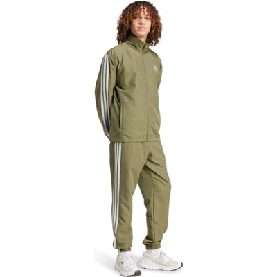 Adidas 3-stripes Woven Tracksuits Trainingspakken Heren - Groen - Maat S - Poly Mesh