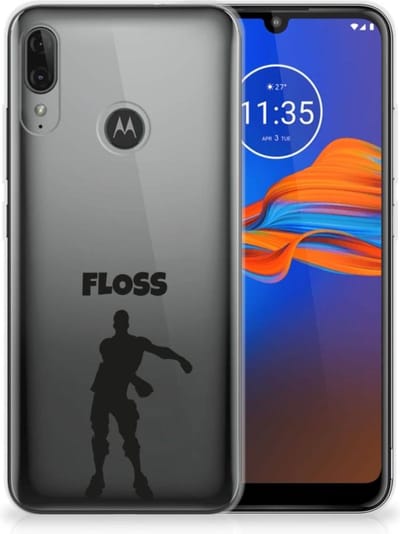 Motorola Moto E6 Plus Telefoonhoesje met Naam Floss