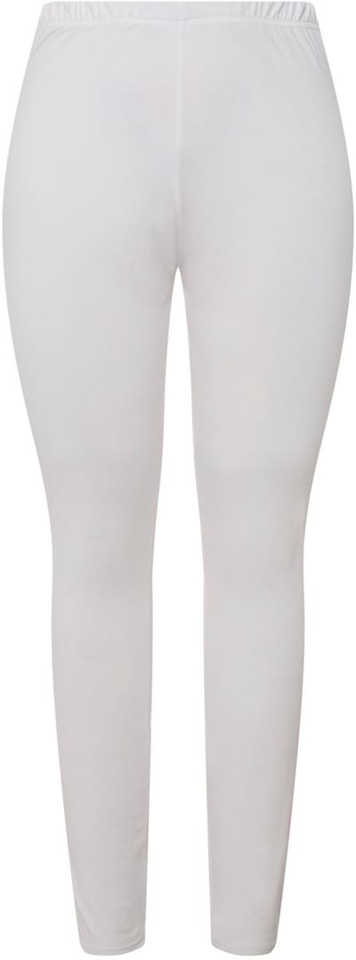 Ulla Popken - Dames - Functionele ski-legging sneldrogend extra warm - Sneeuwwit - Maat 42+