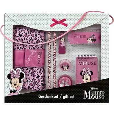 Undercover - Minnie Mouse Stationery Geschenkset 8-Delig - Kunststof - Multicolor -