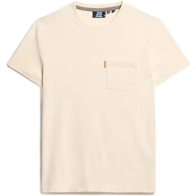 Superdry - Essential Washed T-shirt met borstzak - Heren - T-shirts