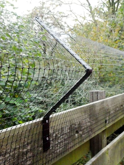 Catworkz - 5 meter kattengaas compleet katten wering beugel pakket - Stalen beugels