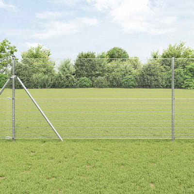 vidaXL - Gelast - gaashek - 1000 - x - 120 - cm - Zilver