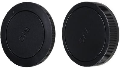 Dailygoody - Body Cap + Achterste Lensdop Set - Professionele bescherming - Set van 1 - Geschikt voor Spiegelloze Camera's - Accessoire vo...