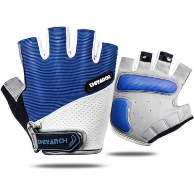 Halfvinger Sportschool Trainingshandschoenen Fitness Gewichtheffen Mannen Vrouwen Zomer Fietsen MTB Fiets Motorhandschoenen Schokbestendig GEL Kussentje XL