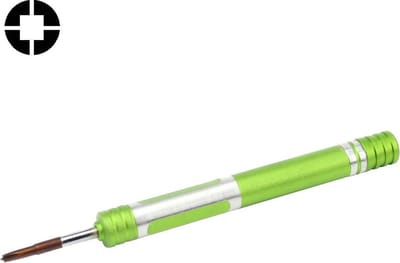 Let op type!! 608-2.5 Hollow Cross Tip 2.5 Middle Bezel Repair Screwdriver(Green)