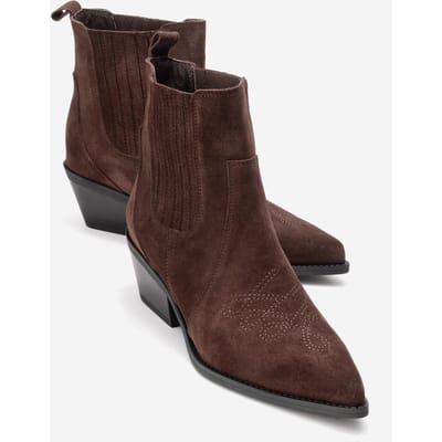 Julieta Leren Blokhak Western Boot (Dames)