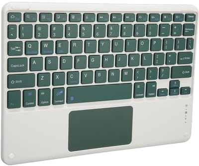 Allecto - Mini Bluetooth-toetsenbord - Draadloos toetsenbord - Ergonomisch en draagbaar - Donkergroen - Oplaadbaar toetsenbord - Geschikt voor OS X...