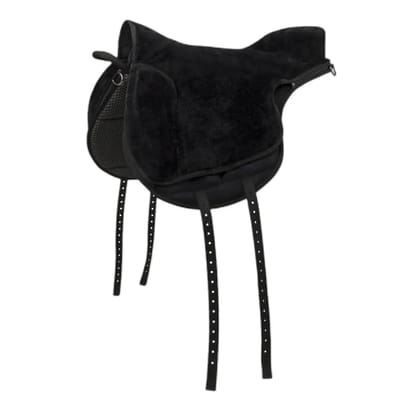 QHP - Bareback Pad - Super Soft - Zwart - Pony