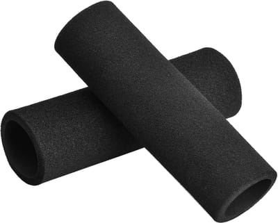 Stuur Handvatten - Motor Schuim - Trilling Dempt - Antislip Bedekking - 22 x 5 cm - Zwart