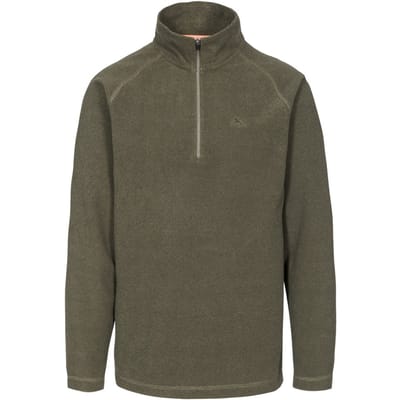 Trespass - Heren Keynote Anti Pluis 1/4 Rits Fleece Vest (Bruin)