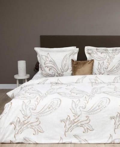 HNL Refined Paisley Dekbedovertrek - 135x200 + 80x80 cm - Offwhite