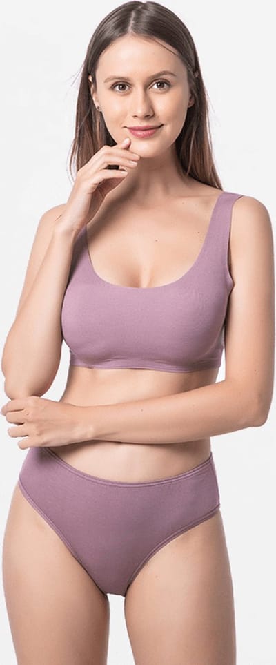 Slip dames brief Micro Modal aubergine