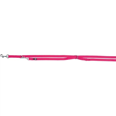 Trixie Premium adjustable leash M-L: 2.00 m/20 mm Fuchsia