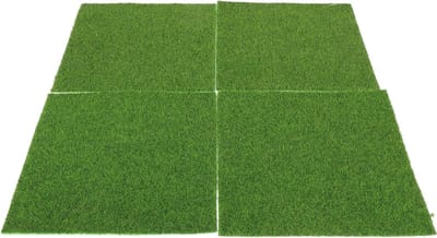 Kunstgras Ornament - Miniatuur Gras - Ambachtelijke Decoratie - Gedetailleerd Vakmanschap - 15 x 15 cm - Groen