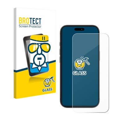 BROTECT - Glas Screenprotector voor Apple iPhone 17 Pro - Gehard Beschermglas 9H