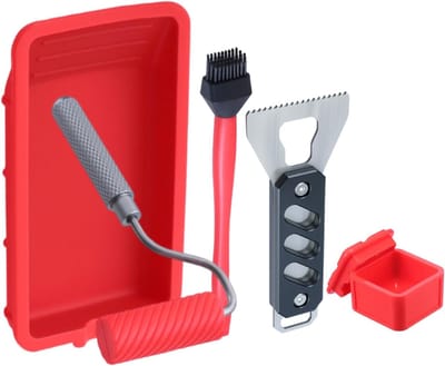 Houtlijm Applicator Set - Lijmroller Houtbewerking - Meubels Monteren - Roestbestendig Siliconen - 5 stuks - Niet gespecificeerd