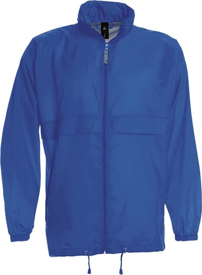 Windjas 'Sirocco Men Windbreaker' B&C Collectie maat XL Kobaltblauw