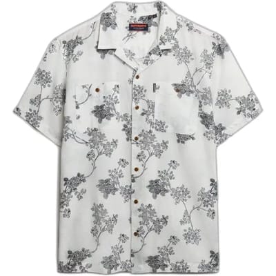 Overhemd Korte Mouw Superdry Chemise Beach manches courtes homme