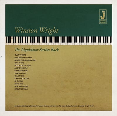Winston Wright - The Liquidator Strikes Back (LP)