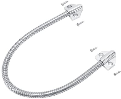 Dailygoods - Deur Loop - 16 Inch - Driehoekige Einden - Exposed Plug-in Kabels - Stevig en Duurzaam - Ideaal voor Thuisgebruik - Aluminium